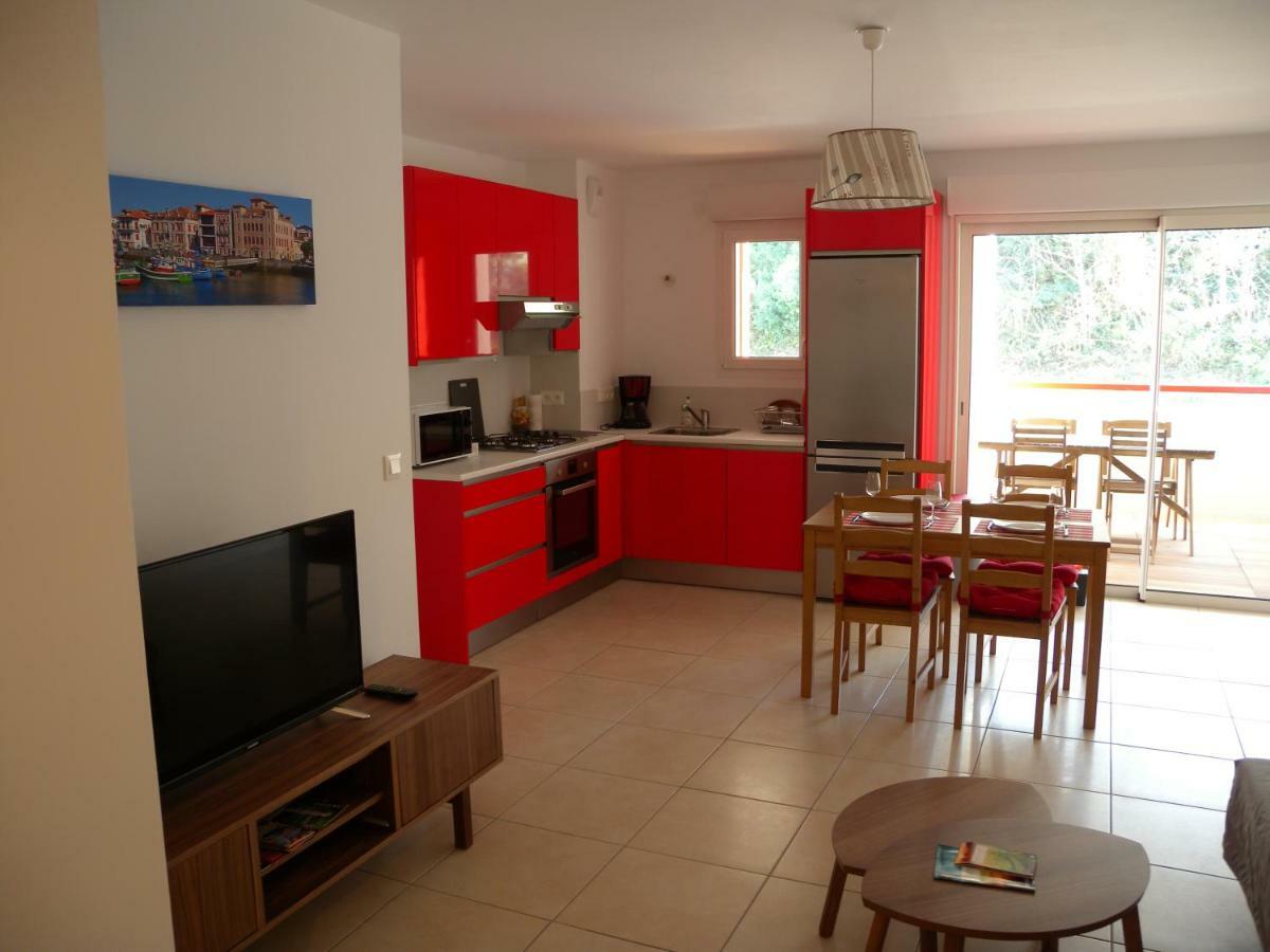 Hendaye- T2 3*-Wifi-350M Plage-Terrasse-Garage Екстер'єр фото